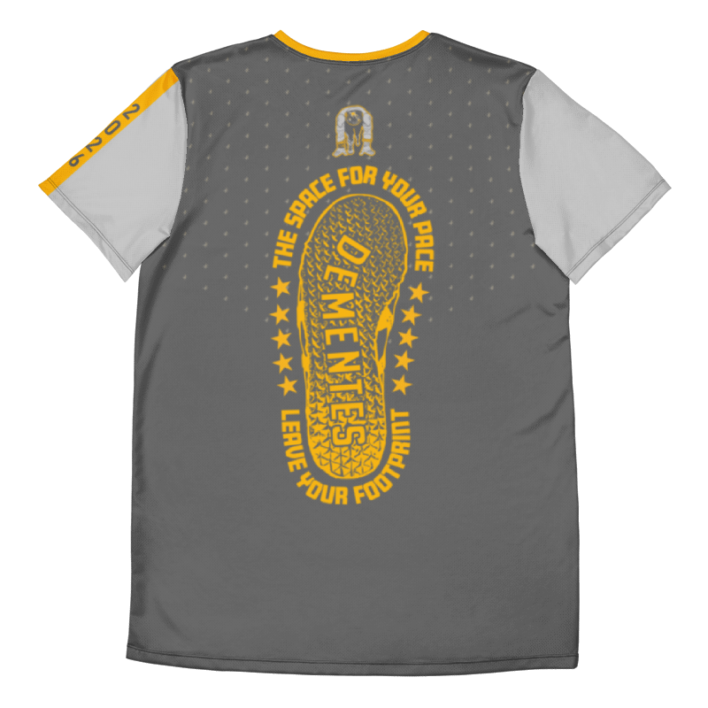 The Space for your Pace * Leave your Footprint Mens Athletic Shirt