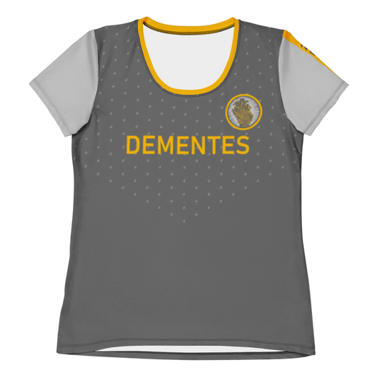 The Space for Your Pace * Leave Your Footprint Womens Athletic shirt